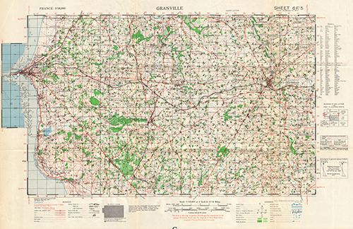 GSGS 4250 1:50,000 Granville Sheet 6F5