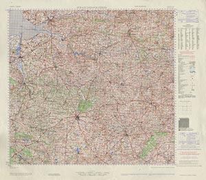 Browse GSGS 4249 1:100,000 Avranches Fougeres Sheet 6G