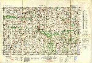 GSGS 4250 1:50,000 Mortain Sheet 6G2