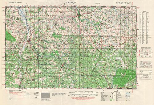 GSGS 4250 1:50,000 Antrain Sheet 6G3