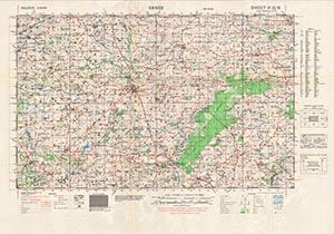 GSGS 4250 1:50,000 Ernee Sheet 6G6