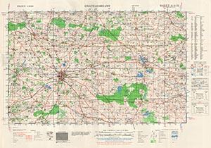 GSGS 4250 1:50,000 Chateaubriant Sheet 6H5