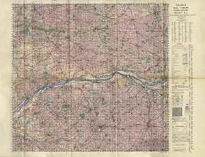 GSGS 4249 1:100,000 Cande Ancenis Sheet 6J