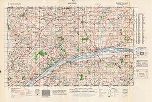 GSGS 4250 1:50,000 Ancenis Sheet 6J3