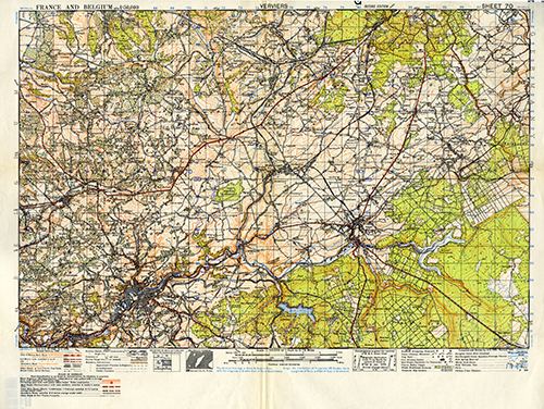 GSGS 4040 1:50,000 Verviers Sheet 70