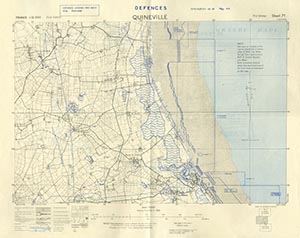 GSGS 4490 1:12,500 Quineville Sheet 71