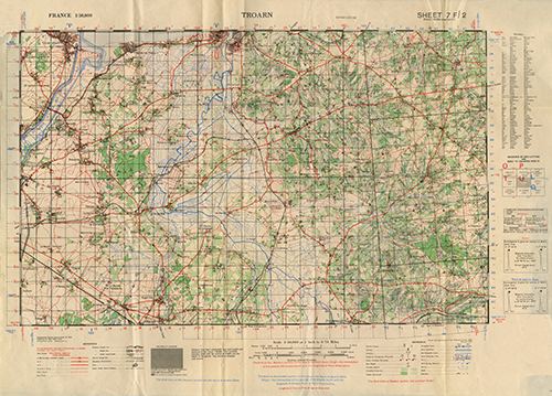 GSGS 4250 1:50,000 Troan Sheet 7F2