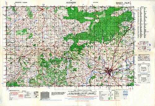 GSGS 4250 1:50,000 Alecon Sheet 7G4