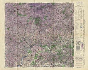 Browse GSGS 4249 1:100,000 Evron La Fleche Sheet 7H