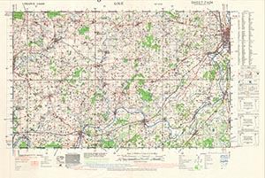 GSGS 4250 1:50,000 Loue Sheet 7H4