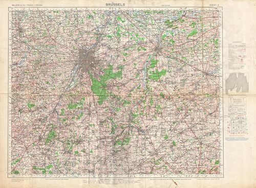 GSGS 4336 1:100,000 Brussels v2 Sheet 8