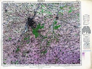 GSGS 4336 1:100,000 Brussels Sheet 8