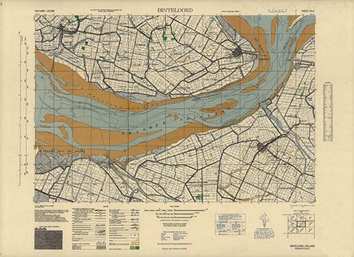 GSGS 4427 1:25,000 Dinteloord Sheet 8 SE