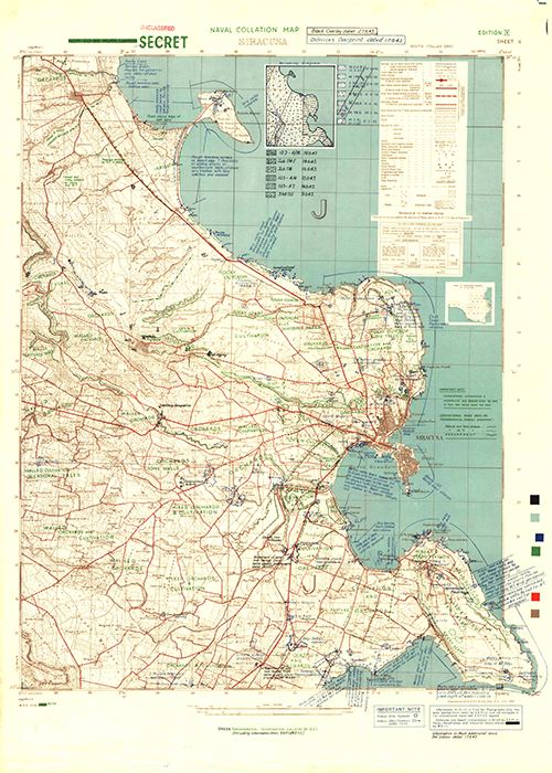 GSGS 8682 1:25,000 Siracusa Sheet 8