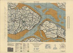 GSGS 4427 1:25,000 Bruinisse Sheet 8 SW