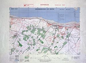 Browse GSGS 4490 1:12,500 Arromanches le Bains Sheet 82