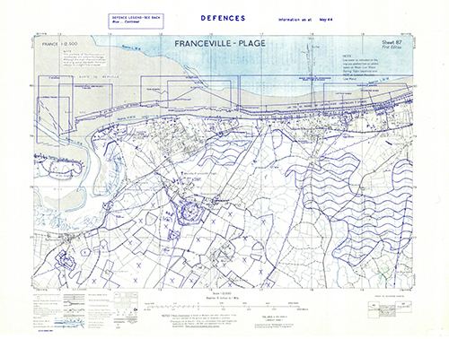 GSGS 4490 1:12,500 Franceville Plage Sheet 87