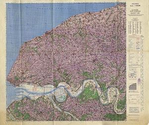 Browse GSGS 4249 1:100,000 Le Havre Pont-Audemer Sheet 8E