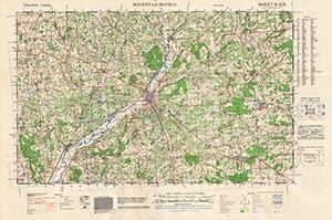 GSGS 4250 1:50,000 Nogent le Rotrou Sheet 8G6