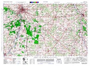 GSGS 4250 1:50,000 Poitiers Sheet 8L1