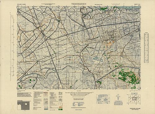 GSGS 4427 1:25,000 Terheijden Sheet 9 SE