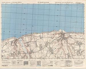 GSGS 4041 1:25,000 St Valerie en Caux Sheet 94 SE AMS Version