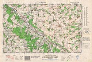 GSGS 4250 1:50,000 Gamaches Sheet 9D6