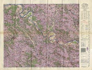 GSGS 4249 1:100,000 Loviers Evreux 9F