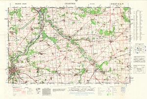 GSGS 4250 1:50,000 Chartres Sheet 9G4