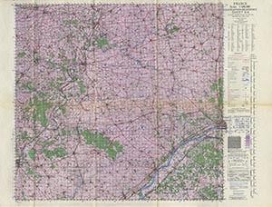 GSGS 4249 1:100,000 Chateaudun Beaugency 9H