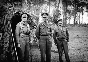 Lt Gen Dempsey and his Commanders in Normandy