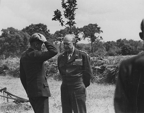 Anthony Eden and General Dwight D Eisenhower