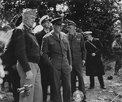 General Dwight D. Eisenhower and his commanders