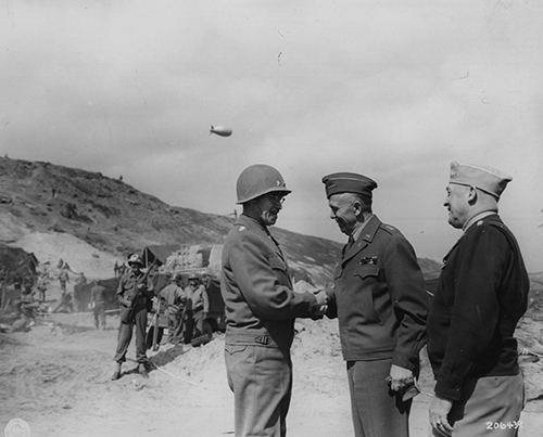 Lt Gen Omar Bradley & Gen George C Marshall