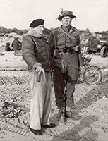 General Montgomery with Beachmaster 8 June