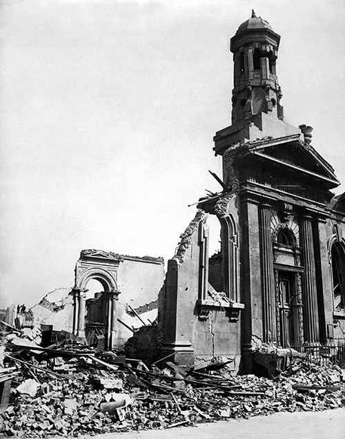 Fire bombed London