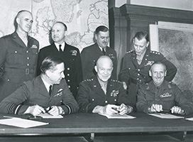 General Dwight D. Eisenhower and his commanders