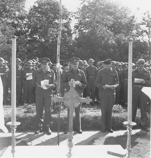 Generals Crerar, Foulkes and Simonds