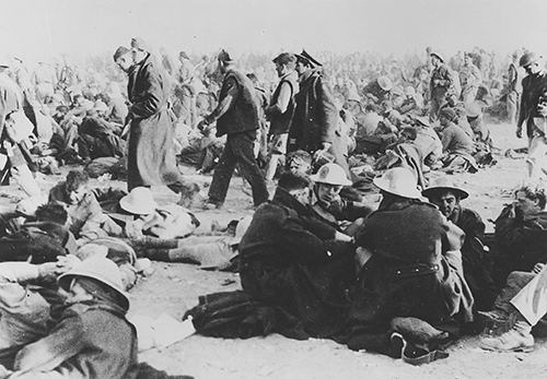 British prisoners of war after the operation in Gazala
