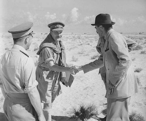 Freyberg and Anthony Eden