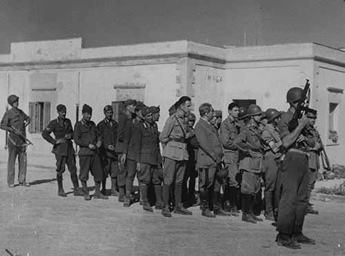 Captured German soldiers Afrika Korps Sicily