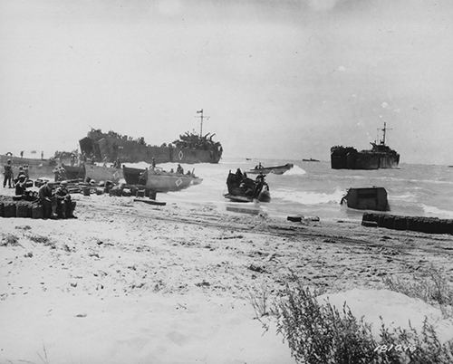 Gela Sicily taken on D Day
