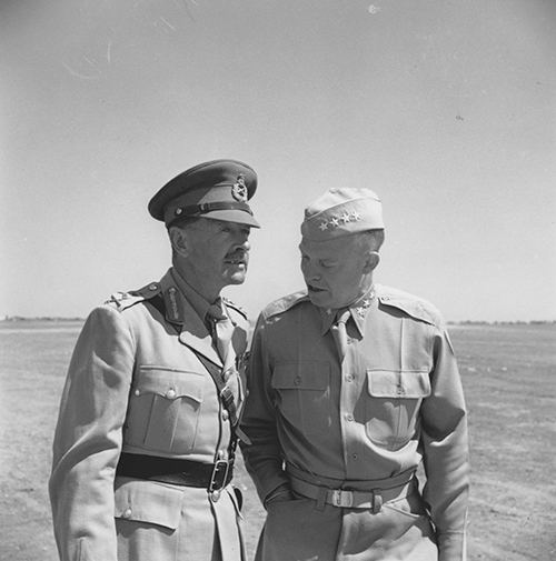 General Alexander and Eisenhower