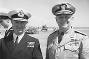 Admiral Cunningham and Vice Admiral Hewitt