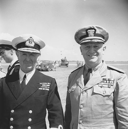 Admiral Cunningham and Vice Admiral Hewitt