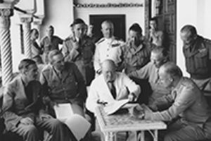Churchill, Eden, Alan Brooke, Marshall and Eisenhower