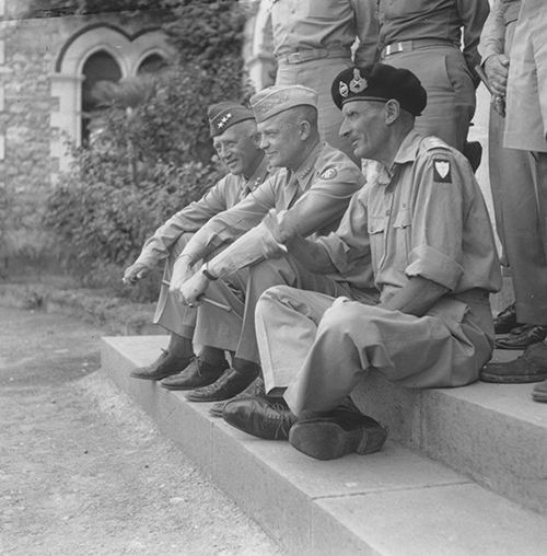 Patton, Eisenhower and Montgomery