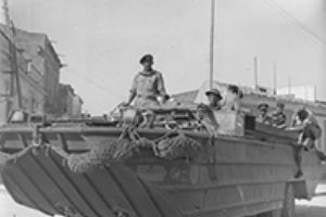 Montgomery in a DUKW