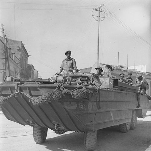 Montgomery in a DUKW