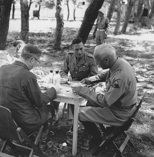 Patton and King George VI